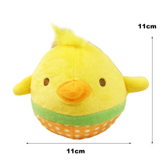Squeaky Dog Toys Puppy Squeaker Ball Plush Easy-Cleaning Soft Comfortable Dog Chewing Squeaker Ball for Kennel