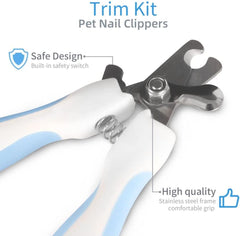 Pet Grooming Hammock Harness for Nail Trimming, with Nail Clippers, Nail File, Comb,Breathable Dog Grooming Hammock Restraint Bag, Dog Grooming Sling Helper for Large Dogs Nail Trimming/Clippi