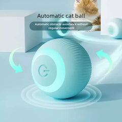 Smart Toy Ball Automatic Rolling Ball Pet Self Amusement Boredom Relief Toy Bite Resistant Electric Interactive Cat Teaser Ball